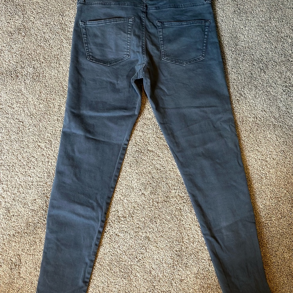 BDG Canvas Moto “Jeans” in gray-navy Size 30 - Picture 2 of 4